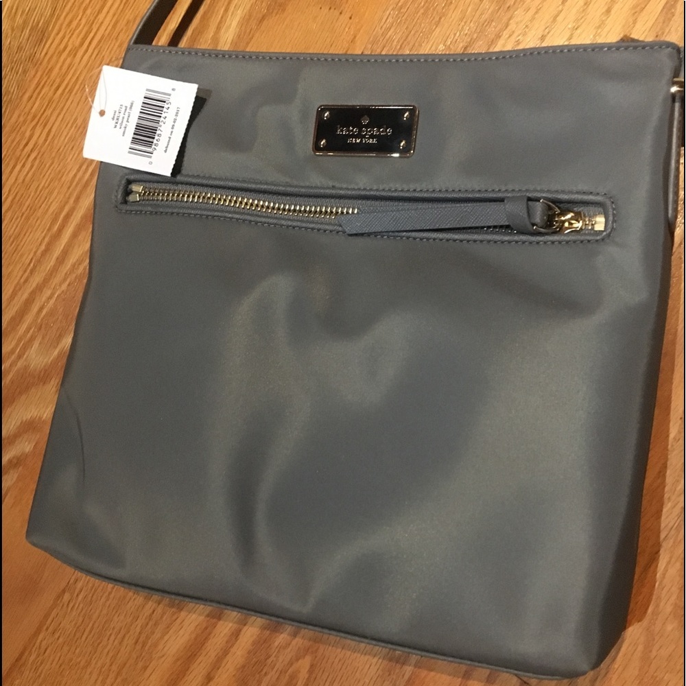 Kate Spade Wilson Road Grey Cross body Purse Bag